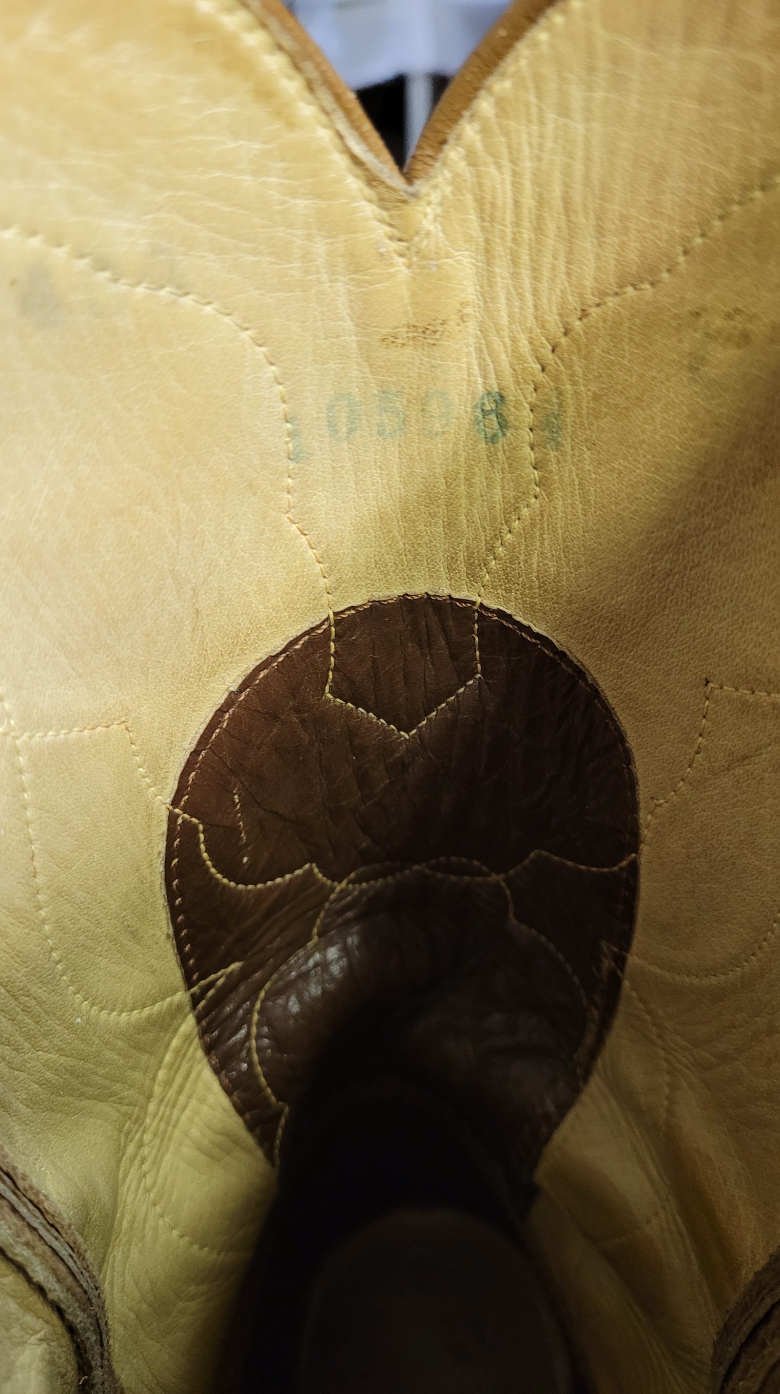 Tony Lama Brown Wingtip Cowboy Western Boots Vintage US Made El Paso TX Men 9 (2)